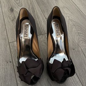 Badgley Mischka Brown Keeper Pumps